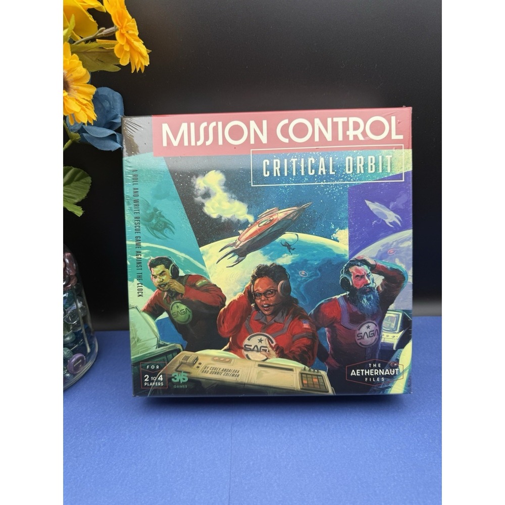 Mission Control: Critical Orbit, Space Board Game,Friendly Cooperative Brand New